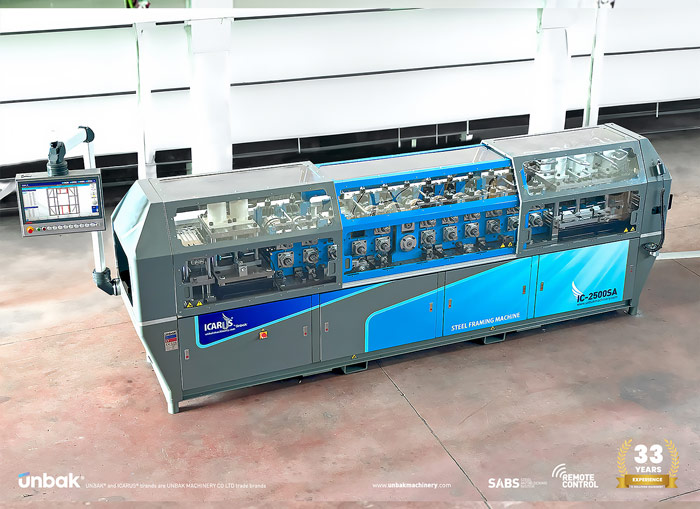 LGS CFS Light Gauge steel Machine, cold formed Steel Machine Hafif Çelik Yapı Makina