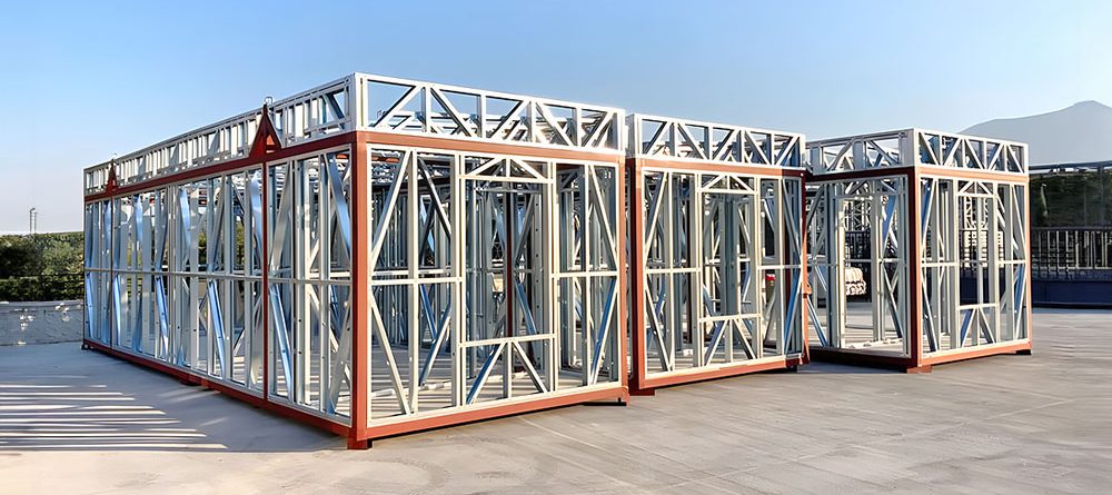 light steel modular Structure hafif çelik modüler