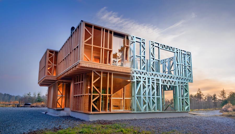 Timber Wood Construction vs Light Gauge Steel Construction UNBAK