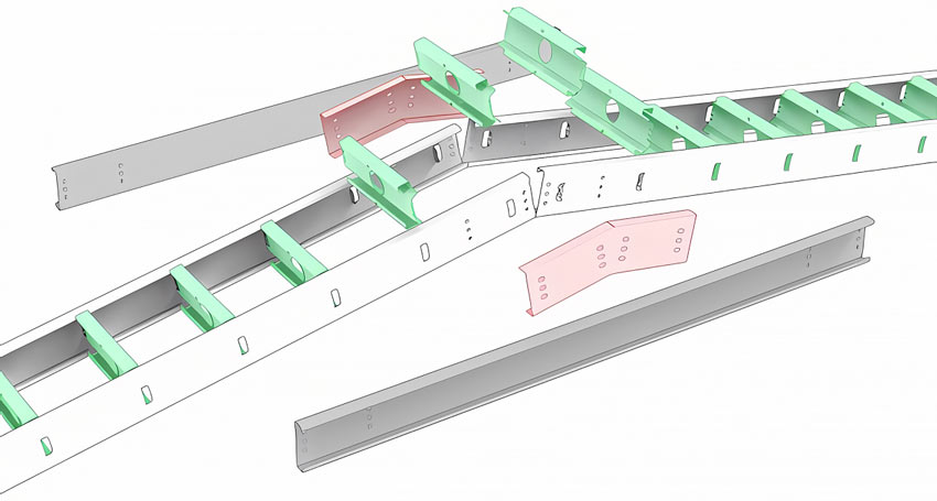 How to do a Portal Production, steel column, rafters with unbak machinery.