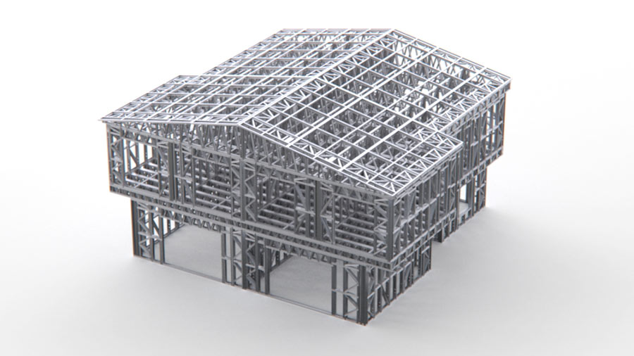 Modular and mobile construction structures built with cold formed steel using advanced steel frame machine technology.