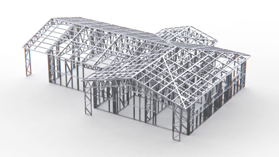 Modular and mobile construction structures built with cold formed steel using advanced steel frame machine technology.