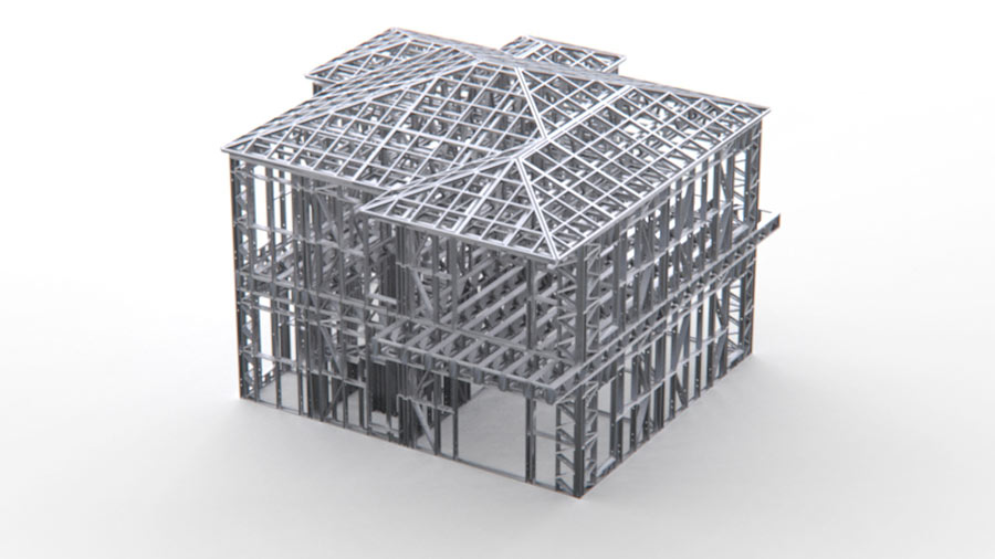 Modular and mobile construction structures built with cold formed steel using advanced steel frame machine technology.