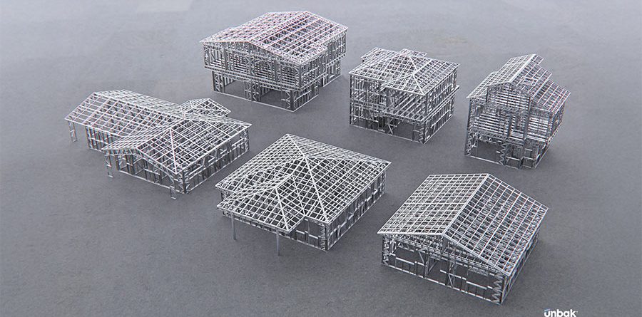 Modular and mobile construction structures built with cold formed steel using advanced steel frame machine technology.